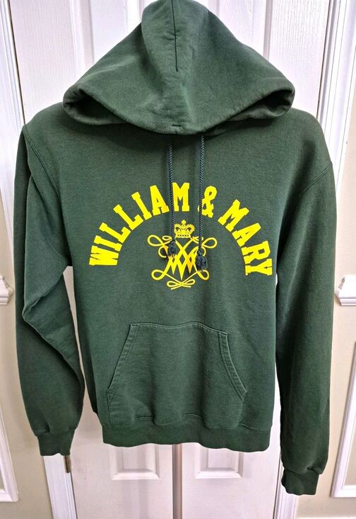 Champion Other - Champion William & Mary Tribe Green/Gold Pullover Hoodie Sweatshirt Size S